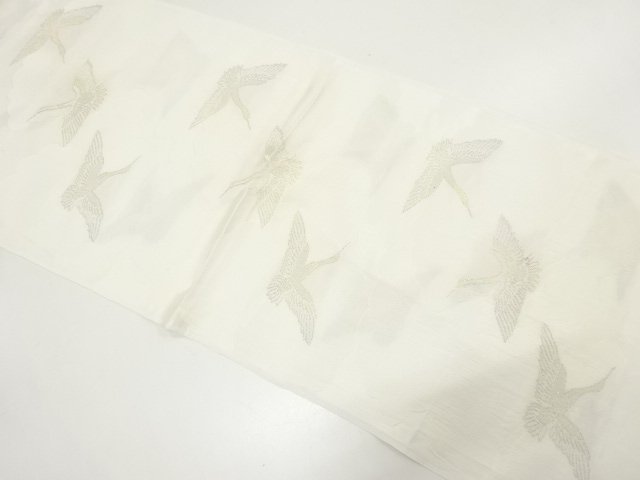 JAPANESE KIMONO / UNUSED GOLD THREAD OBIAGE